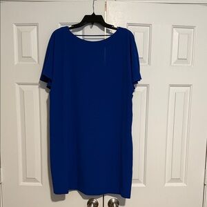 Source Unknown Blue Mini Dress